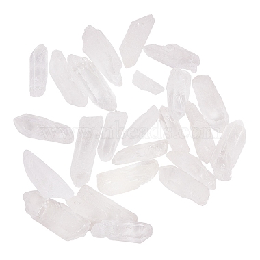 18mm Clear Nuggets Quartz Crystal Beads