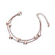 SHEGRACE Chic Titanium Steel Multi-strand Bracelets(JB265B)-1