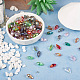 220Pcs 11 Colors Electroplate Glass Faceted Teardrop Beads Strands(EGLA-CD0001-09)-5