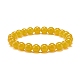 Dyed Natural Malaysia Jade Round Beads Stretch Bracelets Set(BJEW-JB06955)-2
