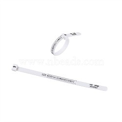Ring Sizer UK Official British Finger Measure, For Gauge Men And Womens Sizes, White, 11.5x0.5x0.15cm(TOOL-TAC0002-02)