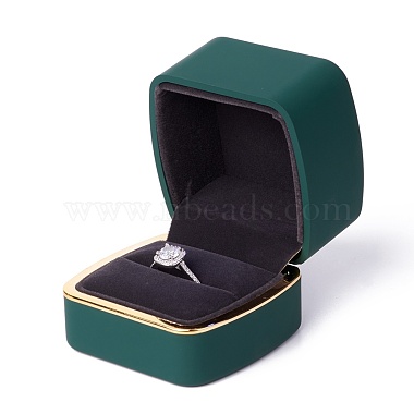 Square Plastic Jewelry Ring Boxes(OBOX-F005-01A)-3