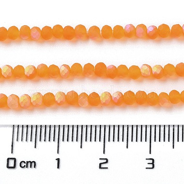 imitation jade perles de verre brins(EGLA-A034-T2mm-MB25)-5