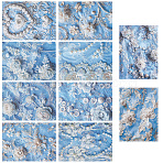 Scrapbook Paper Pad, for DIY Album Scrapbook, Greeting Card, Background Paper, Sky Blue, 140x100x0.1mm(DIY-WH20002-145C)