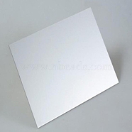 Aluminum Sheet, For Laser Cutting, Precision Machining, Mould Making, Rectangle, 8x2.2x0.1cm(AJEW-WH0171-05D-B)