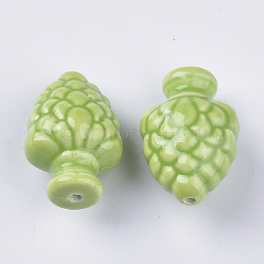 Handmade Porcelain Beads(PORC-T005-003E)-2