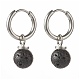 Natural Lava Rock Beads Earrings for Girl Women Gift(EJEW-JE04607-06)-1