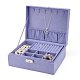 Velvet & Wood Jewelry Boxes(VBOX-I001-02B)-2