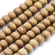 Natural Camphor Wood Beads Strands(WOOD-P011-10-10mm)-1