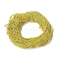 Polyester Cord, Twisted Cord, Light Khaki, 5mm, about 97~100m/bundle(NWIR-P021-005)