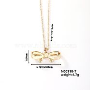 Fashionable and Elegant Butterfly Brass Pendant Necklaces, with Cable Chain for Women Girl, Golden, 15.75 inch(40cm)+5cm(QH8732-5)