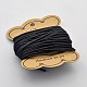 Black Waxed Cotton Cord(X-YC2mm131)-1
