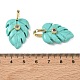 Synthetic Turquoise Pendants(GG-CBA105B-01A-G)-3