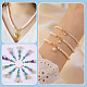 35Pcs 5 Styles Brass Spring Ring Clasps(KK-TA0008-89)-8
