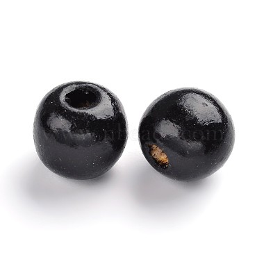 Perles en bois naturel teint(X-TB095Y-10)-2