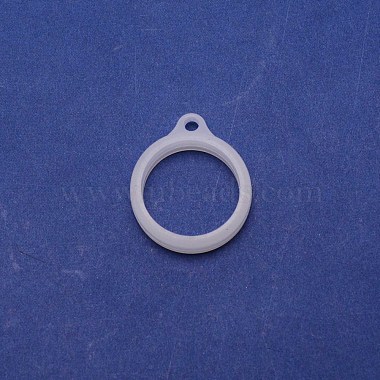 Clear Ring Silicone Pendants