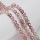 Round Natural Electroplated Strawberry Quartz Beads(G-P447-B04-01)-4
