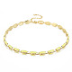 Brass Micro Pave Cubic Zirconia Link Tennis Necklaces for Women(NJEW-T013-01G-01)-1