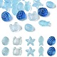 25pcs 5 ensembles de perles de verre transparentes sur le thème de l'océan(GLAA-YW0003-40D)-1