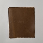 Cowhide Mouse Pad, Rectangle, Coconut Brown, 241x201x2.5mm(AJEW-WH20006-24A)