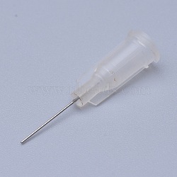 Plastic Fluid Precision Blunt Needle Dispense Tips, Clear, Lumen: 0.21mm, 30x7.5mm, External Dia: 0.42mm(TOOL-WH0016-07D)