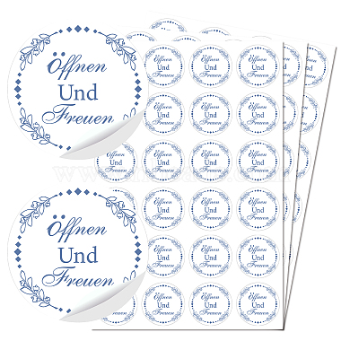 Waterproof PVC Wedding Round Stickers(AJEW-WH0343-005)-2