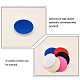 6 pcs 6 couleurs tissu en nylon base de chapeau fascinateur rond pour chapellerie(AJEW-FG0002-79)-4