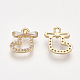 Brass Cubic Zirconia Charms(X-KK-S348-437)-2