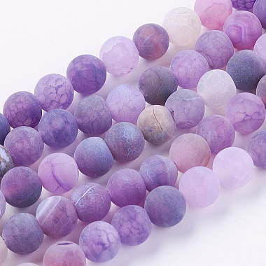 Natural Weathered Agate Beads Strands(G-G589-8mm-06)-2