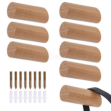 8Sets Column Wood Wall Hooks(AJEW-GL0003-35B)-1