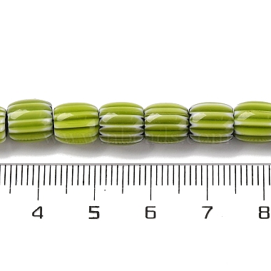 Handmade Lampwork Chevron Beads Strands(X-LAMP-K041-01B-26)-5
