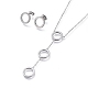Round Ring 304 Stainless Steel Jewelry Sets(SJEW-M097-22P)-1