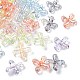 50Pcs UV Plating Transparent Acrylic Beads(MACR-CJ0002-21)-1