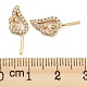 Épingles à tête en laiton en forme d'aile en micro zircone cubique(KK-Q789-17G)-3