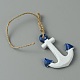 Mediterranean Style Resin Pendant Decorations(HJEW-WH0042-64D)-1
