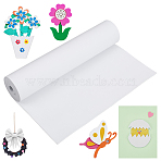 EVA Foam Board, DIY Craft Supplies, Rectangle, White, 350x2mm, 2m/roll(DIY-NB0016-47C)