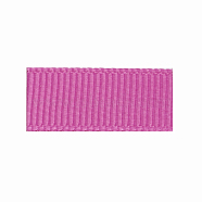 High Dense Polyester Grosgrain Ribbons, Fuchsia, 3/4 inch(19.1mm), about 100yards/roll(OCOR-S112-G-14)