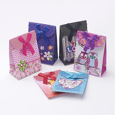 Small Paper Gift Shopping Bags(CARB-G001-M)-2