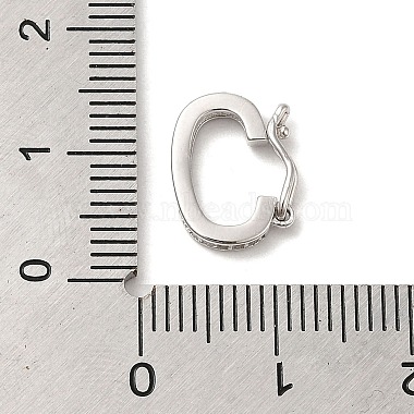Rhodium Plated 925 Sterling Silver Twister Clasps(STER-E056-026P-A)-3