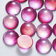 Transparent Spray Painted Glass Cabochons(GLAA-S190-013C-D02)-1