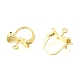 Brass Hoop Earring Findings(KK-C258-02G)-2