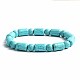 bracelet turquoise avec bracelet corde élastique(DZ7554-25)-1