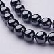 1 Strand Grade AAA Non-Magnetic Synthetic Hematite Round Beads Strands(X-G-H1623-10mm-1)-1