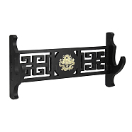 MDF Dispaly Frame, Sword Display Frame, with Dragon Pattern, Black, 37x19.5x9.5cm(ODIS-WH0018-56)