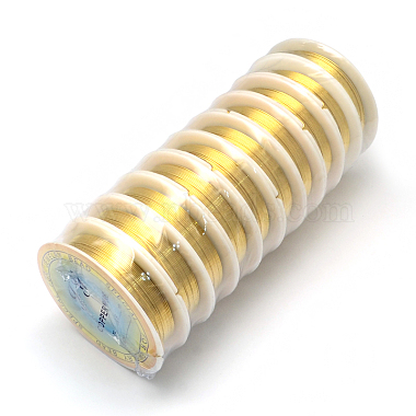 Round Copper Jewelry Wire(CWIR-S002-0.5mm-M)-2