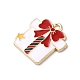 クリスマス合金エナメルペンダント(FIND-H055-17F-G)-3