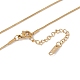 2Pcs 2 Style Ion Plating(IP) 304 Stainless Steel Leaf Pendant Necklaces Set(NJEW-G090-05G)-5