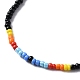 Glass Seed Beaded Necklace & Braided Beaded Bracelet(SJEW-JS01283-02)-7