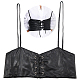 WADORN 1Pc PU Leather Waist Belt Harness(AJEW-WR0002-03A)-1
