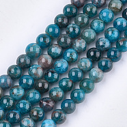 Natural Apatite Beads Strands, Grade AB, Round, 8mm, Hole: 1mm, about 45~48pcs/strand, 15.3 inch(G-S333-8mm-031)